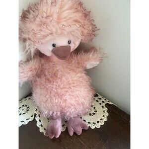 NEW Fuzzy Pink Ostrich